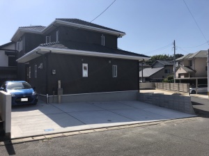 新築外構工事　福岡県宗像市　完工