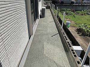 新築外構工事 福岡県粕屋郡 石粉整地