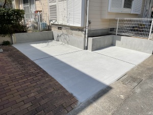 リフォーム外構工事　福岡市東区　フェンス取付　完工