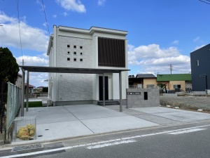 新築外構工事　福岡県古賀市　完工