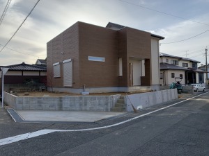 新築外構工事　福岡県古賀市　掘削
