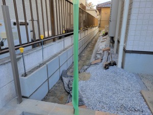 ���t�H�[���O�\�H���@�����s����@�u���b�N�ωߒ�